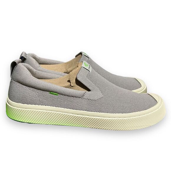 Cariuma Mens 9.5 IBI Slip On Shoes Grey Bamboo Knit Sneakers Unisex Women’s 11 - Picture 12 of 12